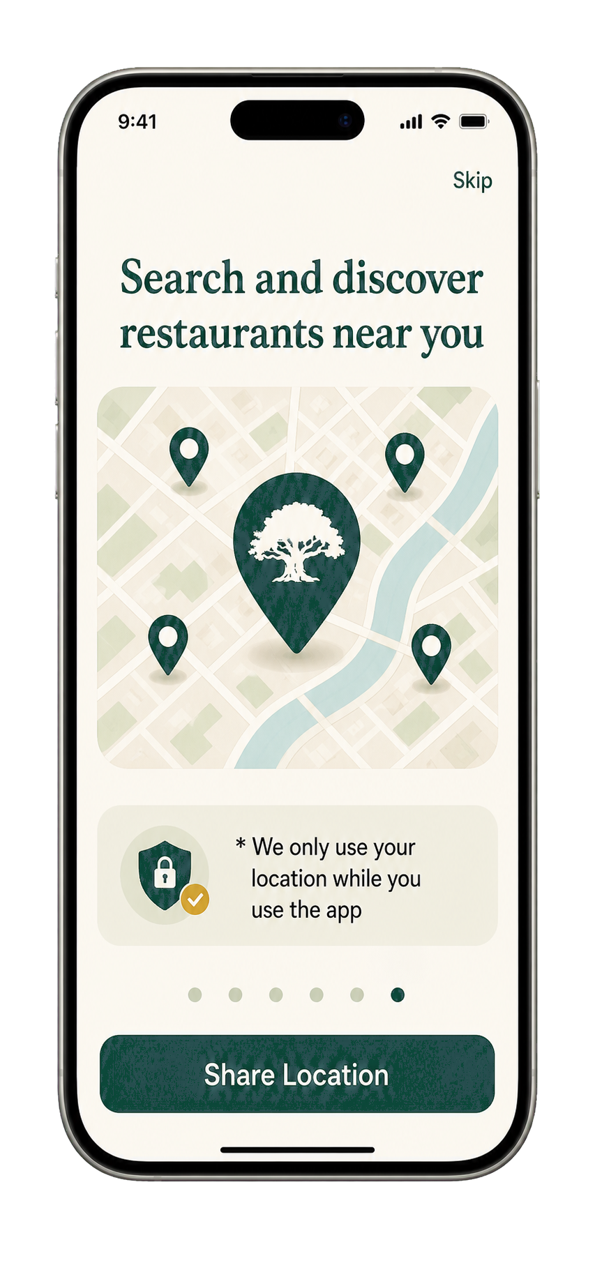 Search and discover restaurants near you